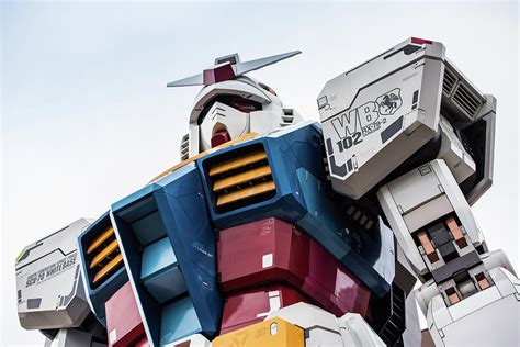 In 2008, an ink and wash painting of gundam drawn by. Gundam Mobile Suit Rx-78-2 Statue Odaiba Tokyo Japan ...