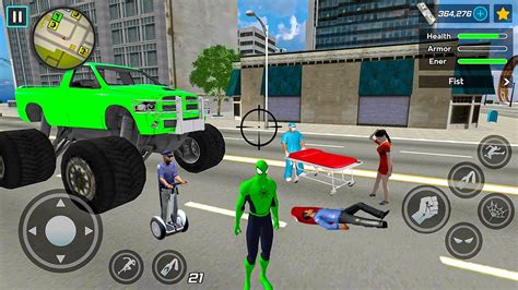 Spider Rope Hero Ninja Gangster Crime Vegas City 30 Android Gameplay