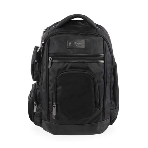 Original Penguin Fletcher Laptop Backpack In Black For Men Lyst