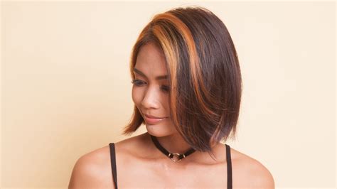 How To Dye Hair With Streaks 91 Ultimate Highlights For Black Hair