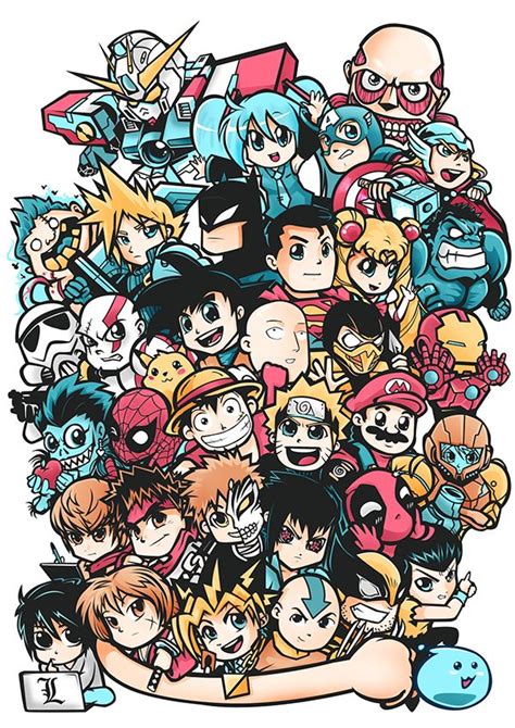 19 Doodle Art Manga Inspirasi Terbaru