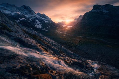 Image Result For Greenland Sunrise Winter Mountain Photography