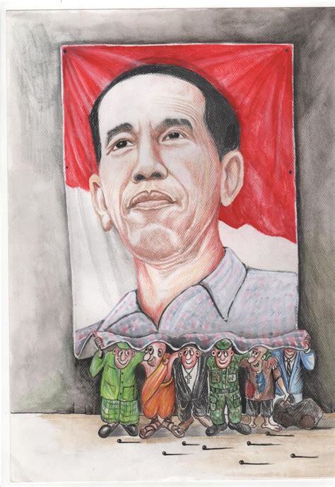 My President Mr Joko Widodo Cartoon Movement