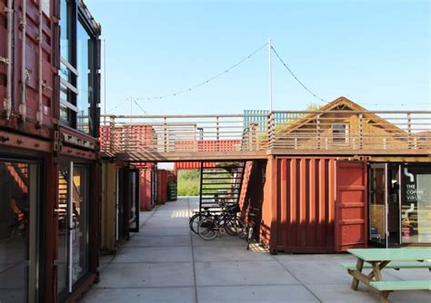 Shipping Container Village For Startups Pops Up In Amsterdam