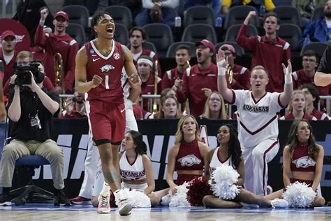 Eric Musslemans Arkansas Razorbacks Defeat Top Overall Seed Gonzaga