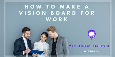 How To Make A Vision Board For Work Widibi