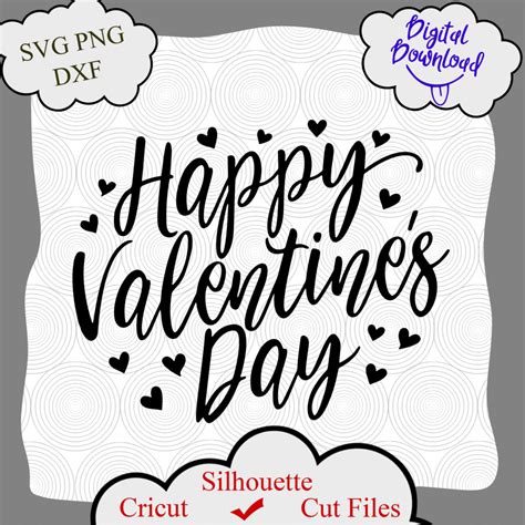 Happy Valentines Day Svg Valentine Svg Valentines Svg Valentines