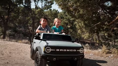 Drivable Electric Ford Bronco Will Keep Your Kids Busy And Entertained