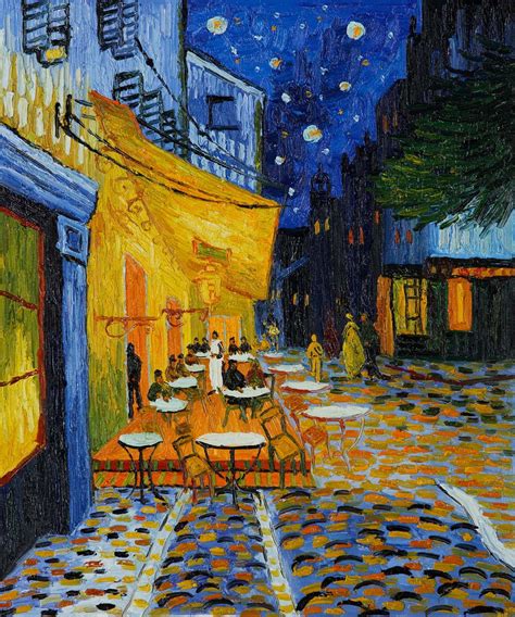 Cafe Terrace At Night By Vincent Van Gogh For Sale Jacky Gallery Oil