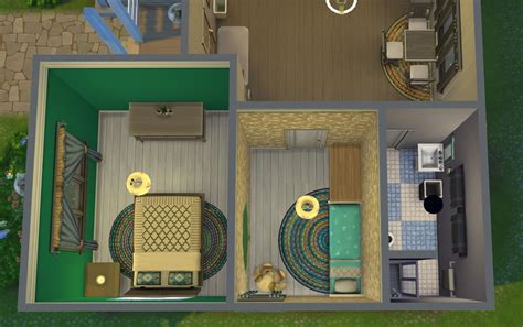 Mod The Sims Two Bedrooms Starter House 19k Nocc