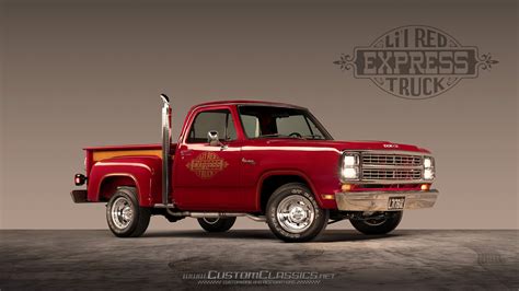 1979 Dodge Lil Red Express Truck Custom Classics Auto Body And