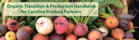 Organic Transition And Production Handbook Carolina Farm Stewardship