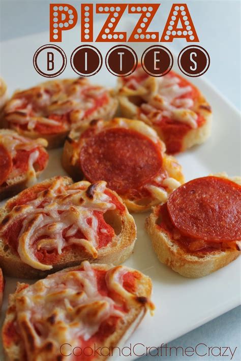 Cook And Craft Me Crazy Pizza Bites