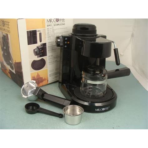 Maybe you would like to learn more about one of these? Mr. Coffee Espresso Machine Cappuccino Maker ECM 3