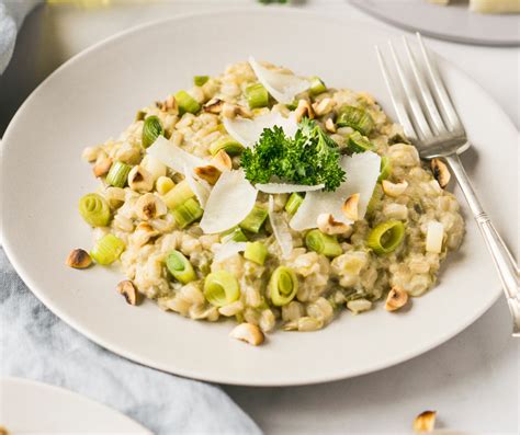 Creamy Leek And Mushroom Risotto The T Of Oil