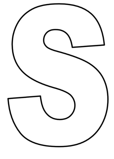Resultado De Imagen De Letra S Alphabet Letter Templates Letter