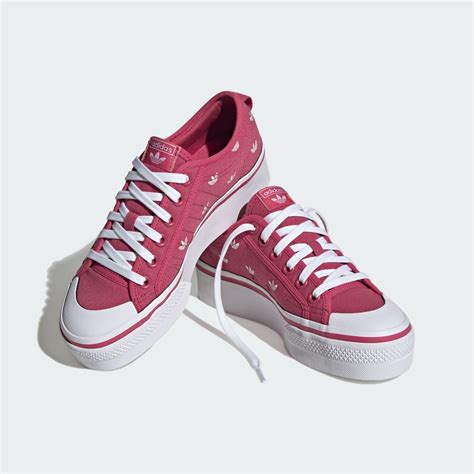 Women S Shoes Nizza Platform Shoes Pink Adidas Saudi Arabia