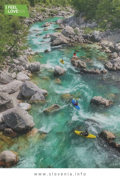 Soča I Slovenia 💙 Kayaking River Adventures Soca