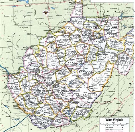 West Virginia Map With Cities And Towns Get Latest Map Update