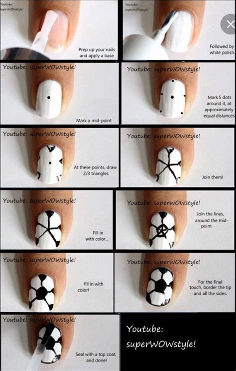 Cute Soccer Nails Soccer Nails Football Nails Sports Nails