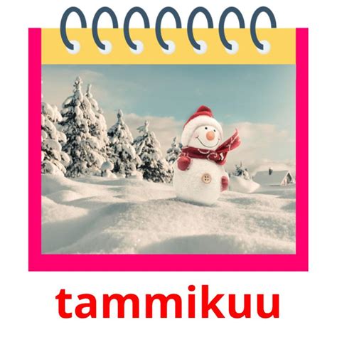 12 Free Months Of The Year Flashcards Pdf Finnish Words