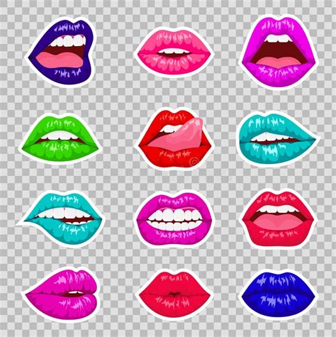 Woman Lips Vector Stock Vector Illustration Of Makeup 186527239