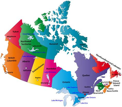 About Map Of Canadian Map Website
