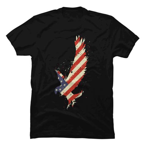 Vintage Us America Flag Eagle Splash Buy T Shirt Designs