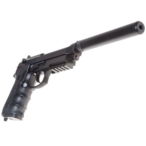 Buy M9a1 Gbb Airsoft Pistol Wsilencer Black Camouflageca