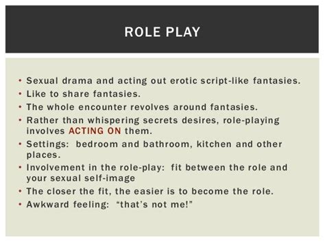 sex role playing script