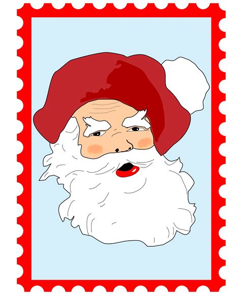 Santa Claus Christmas Postage Free Stock Photo Public Domain Pictures