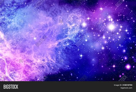 Pink And Purple Galaxy Background