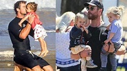 Chris Hemsworth's [Thor] Daughter And Twins Sons [India | Tristan ...