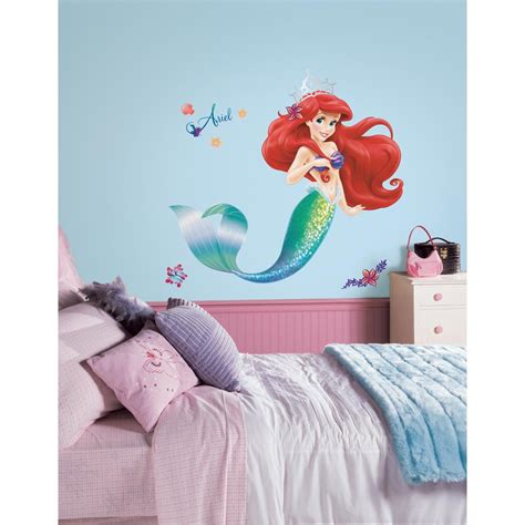 Ariel The Little Mermaid Wall Stickers Disney Princess Mural 21 Wall