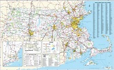 Printable Map Of Massachusetts Cities And Towns 1DD