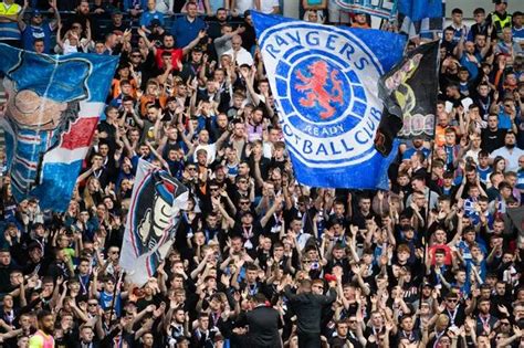 Rangers Fans Unveil Spectacular Tifo In Tribute To The Queen And Belt