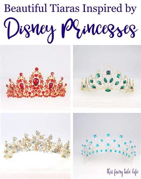 These Amazing Tiaras Are Inspired By Disney Princesses Disney Fairy
