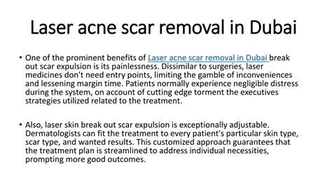 Ppt Laser Acne Scar Removal In Dubai Powerpoint Presentation Free