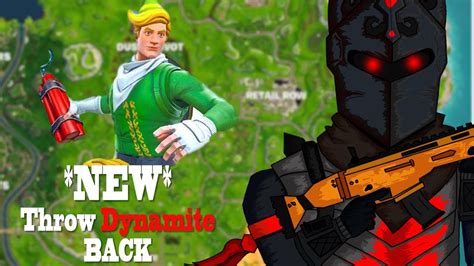 new throw dynamite back at enemy v6 31 patch notes fortnite new update today new pump