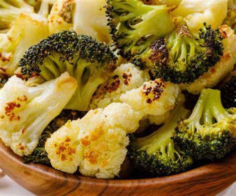 the best garlic lemon roasted broccoli and cauliflower yum recipe 17745 hot sex picture