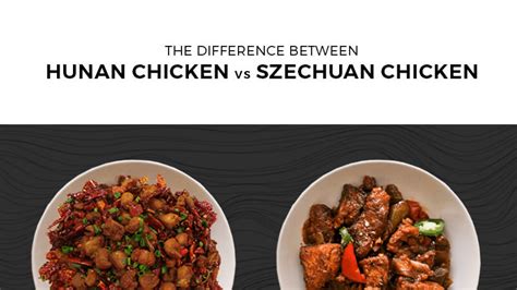Though both contain chili peppers, the hunan chicken spiciness is. What is the Difference Between Hunan Chicken and Szechuan ...