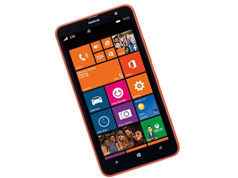 Nokia Lumia 1320 Windows Smartphone For Cricket Orange Good Condition Used Cell Phones