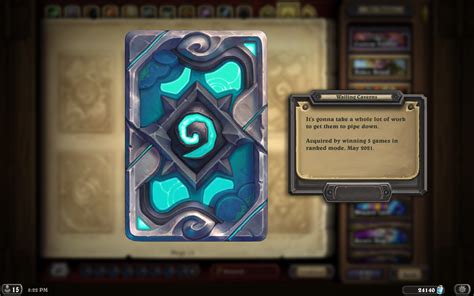 New Card Back For May 2021 Wailing Caverns R Hearthstone