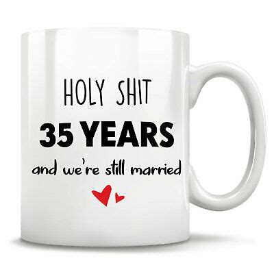But how did the tradition of wedding anniversary gifts begin? 35th Anniversary Mug - 35th Anniversary Gift - 35th ...