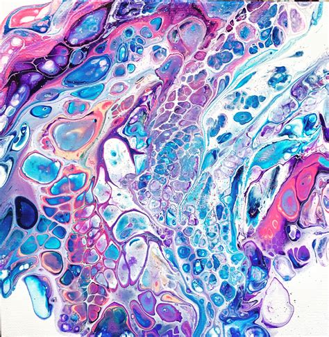 Acrylic Pour Painting By Nicole Munday Art Inspiration Fluid