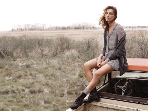 Mango Fall Winter Ad Campaign Preview With Daria Werbowy