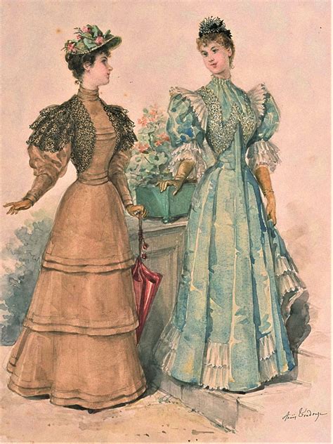 La Mode Illustree 1893 Fashion History Fashion Illustration