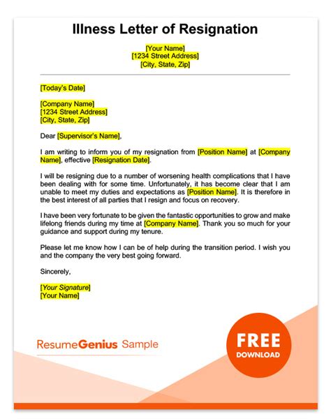 2 weeks' notice resignation letter with reason (sample 1). Life-Specific Resignation Letters Samples | Resume Genius ...