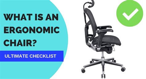 What Is An Ergonomic Chair The Ultimate Checklist Ergonomic Trends