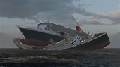 Queen Mary 2 Sinks RMS Titanic - PART 1 - YouTube